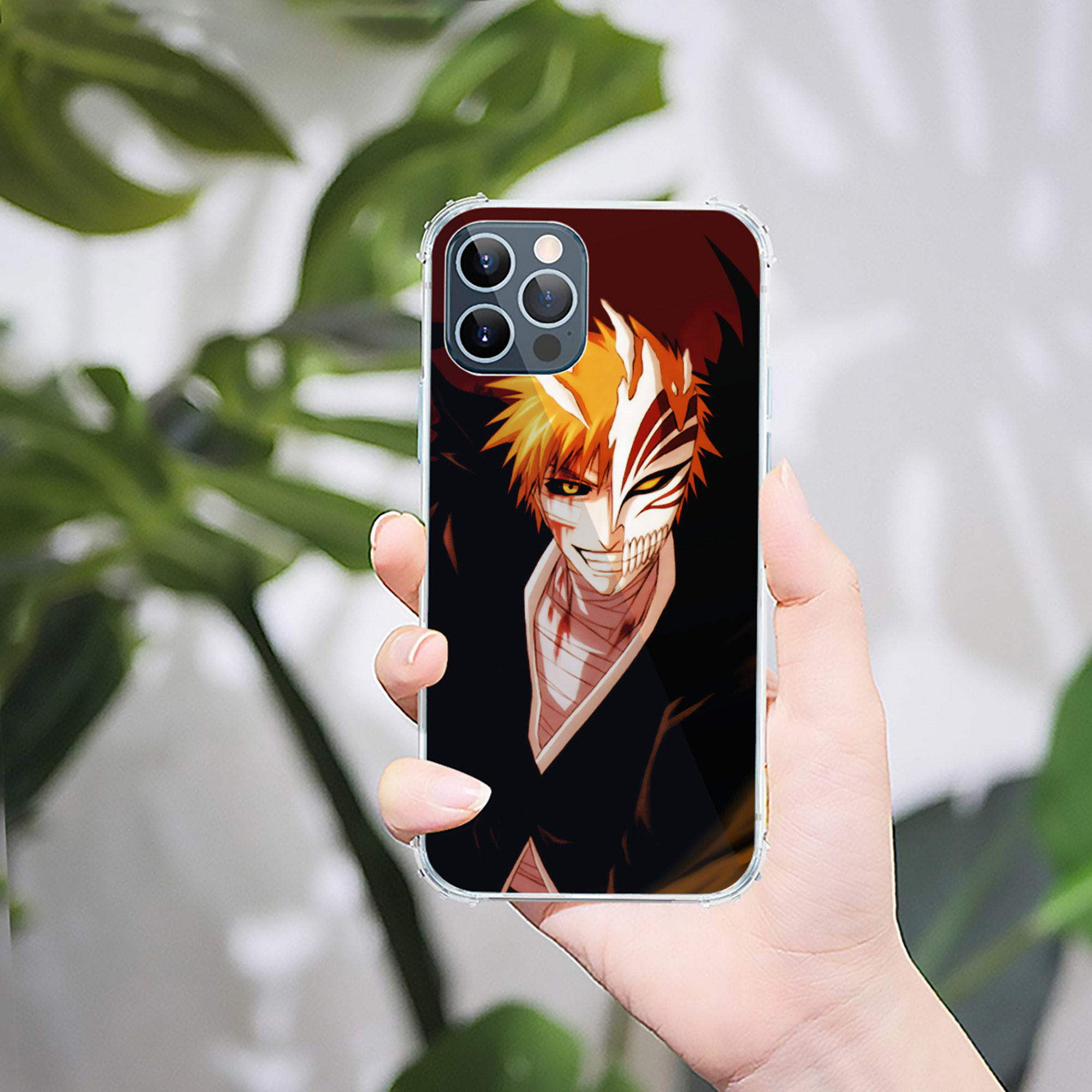 （画像用） ブリーチ BLEACH 【iPhone 12シリーズ対応】透明スマホケース（クリアソフトケース）